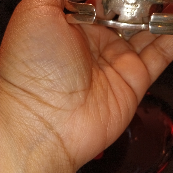 Adjustable 925 silver grapes 🍇 bracelet - Picture 3 of 9